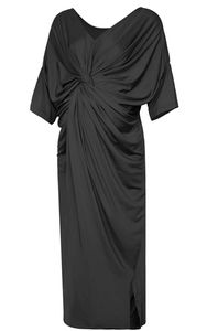Knot front maternity dress